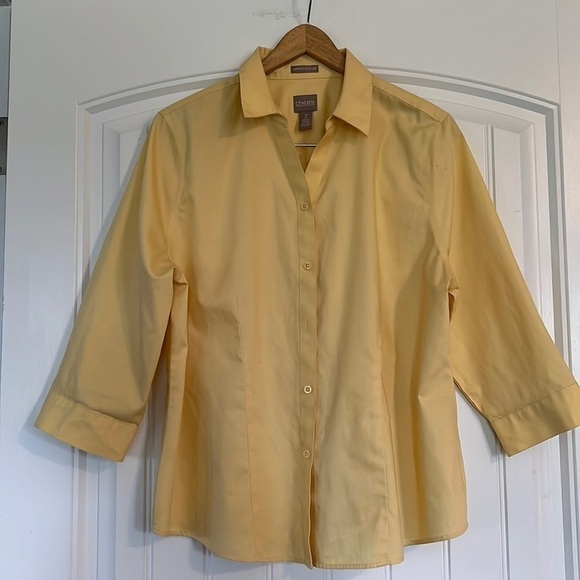Chico’s Size 2 US Medium Wrinkle Resistant Shirt - Picture 1 of 5
